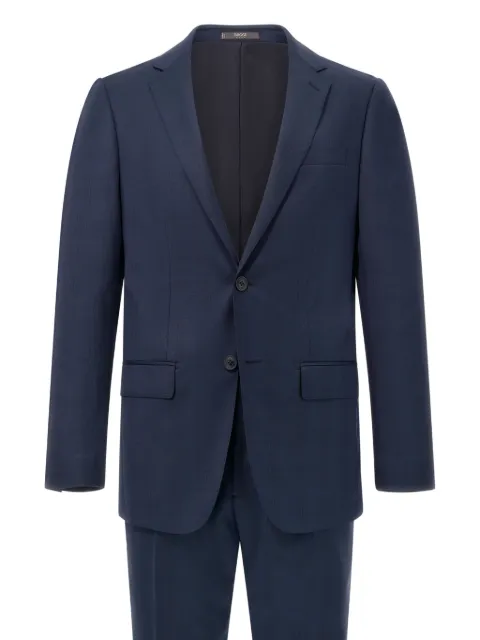 Boggi Milano Prince of Wales checked single-breasted suit