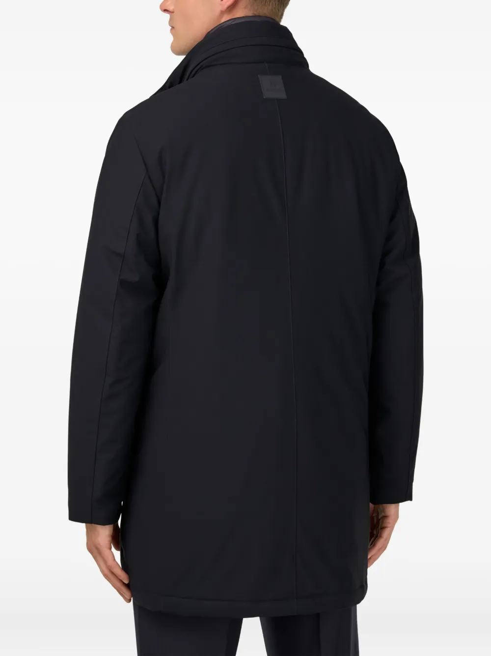 Boggi Milano Gewatteerde jas met rits Blauw