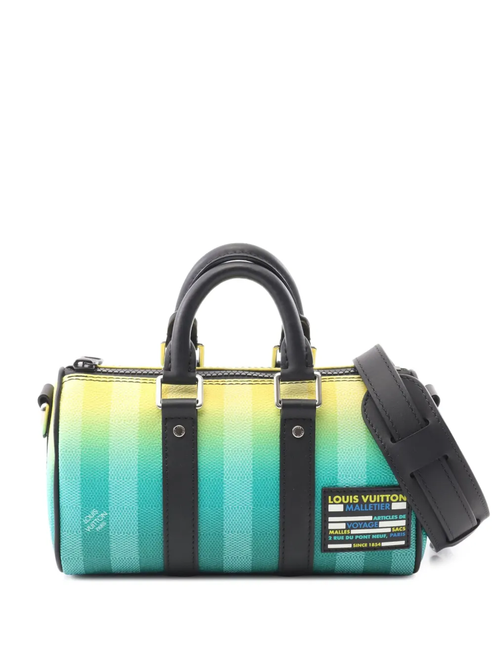 Louis Vuitton Pre-Owned 2021-2025 ダミエ ストライプ キーポル バンドリエール XS サッチェルバッグ - Louis Vuitton Pre-Owned 2021-2025 ダミエ ストライプ キーポル バンドリエール XS サッチェルバッグ -