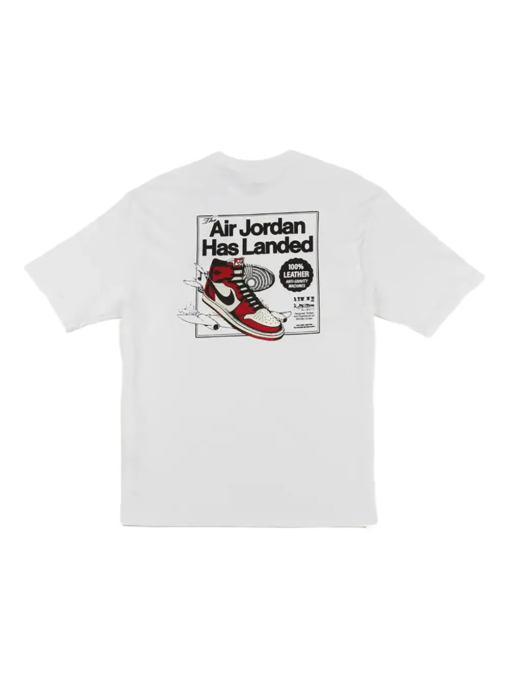 Jordan Aj1 Graphic-print T-shirt In White