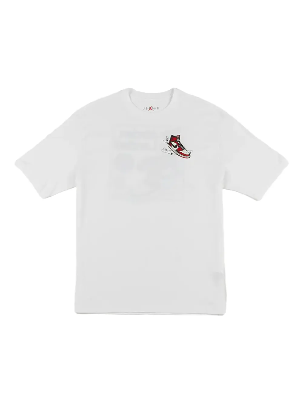 Jordan Aj1 Graphic-print T-shirt In White