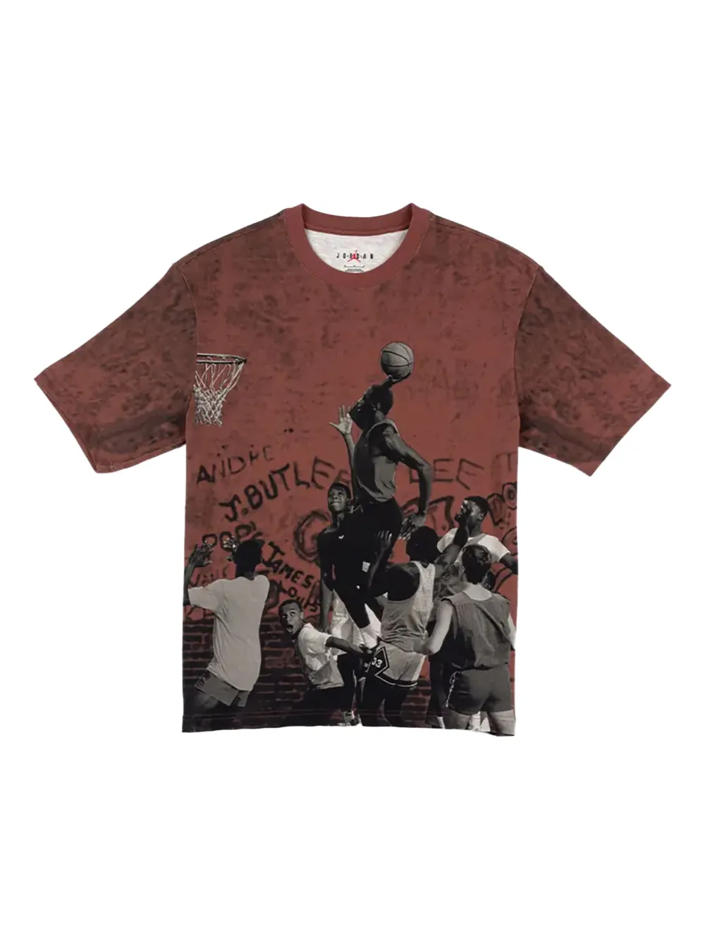 Jordan graphic basketball-print T-shirt | Red | Image 1