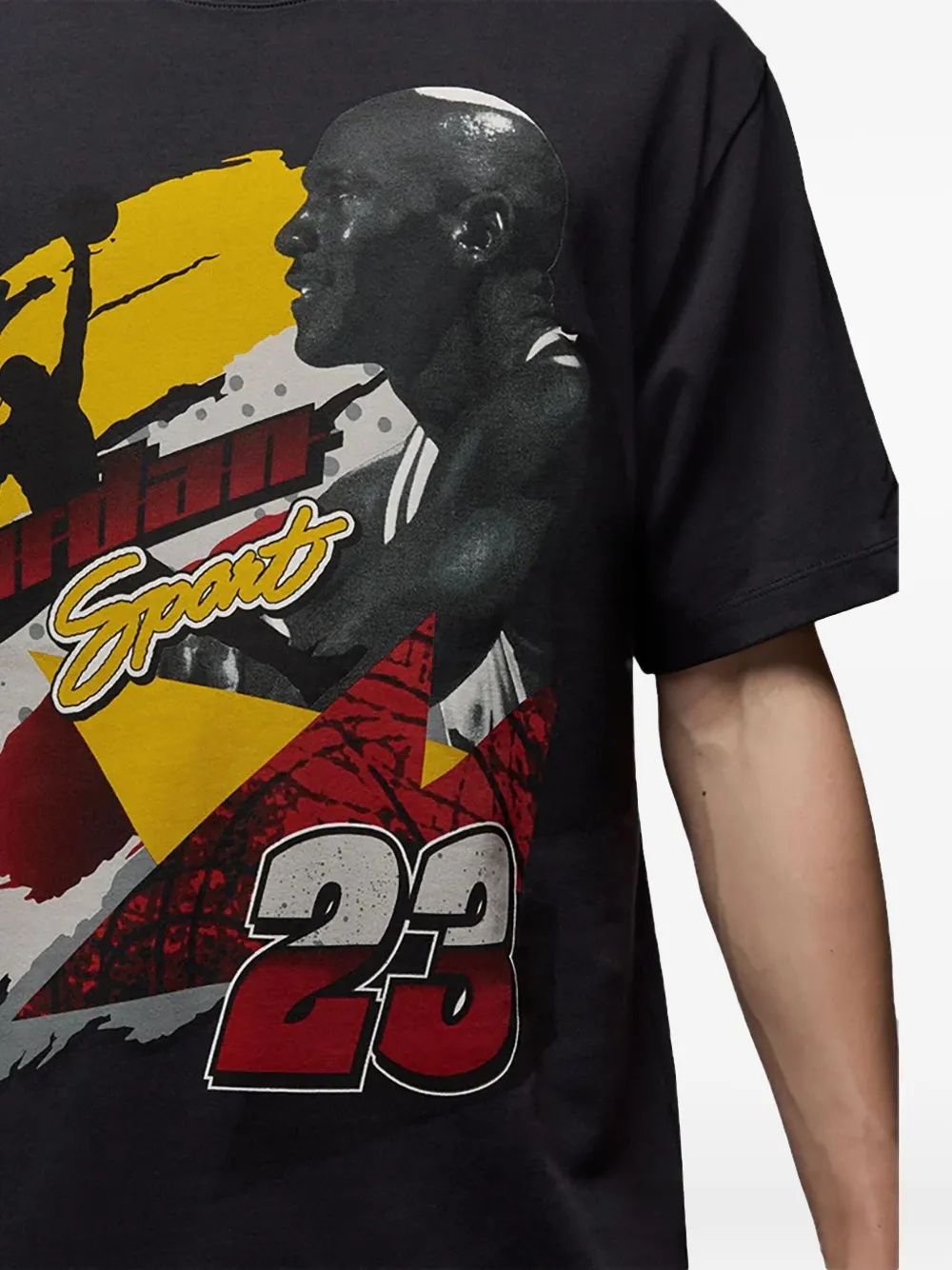 Jordan Graphic-print T-shirt In Black