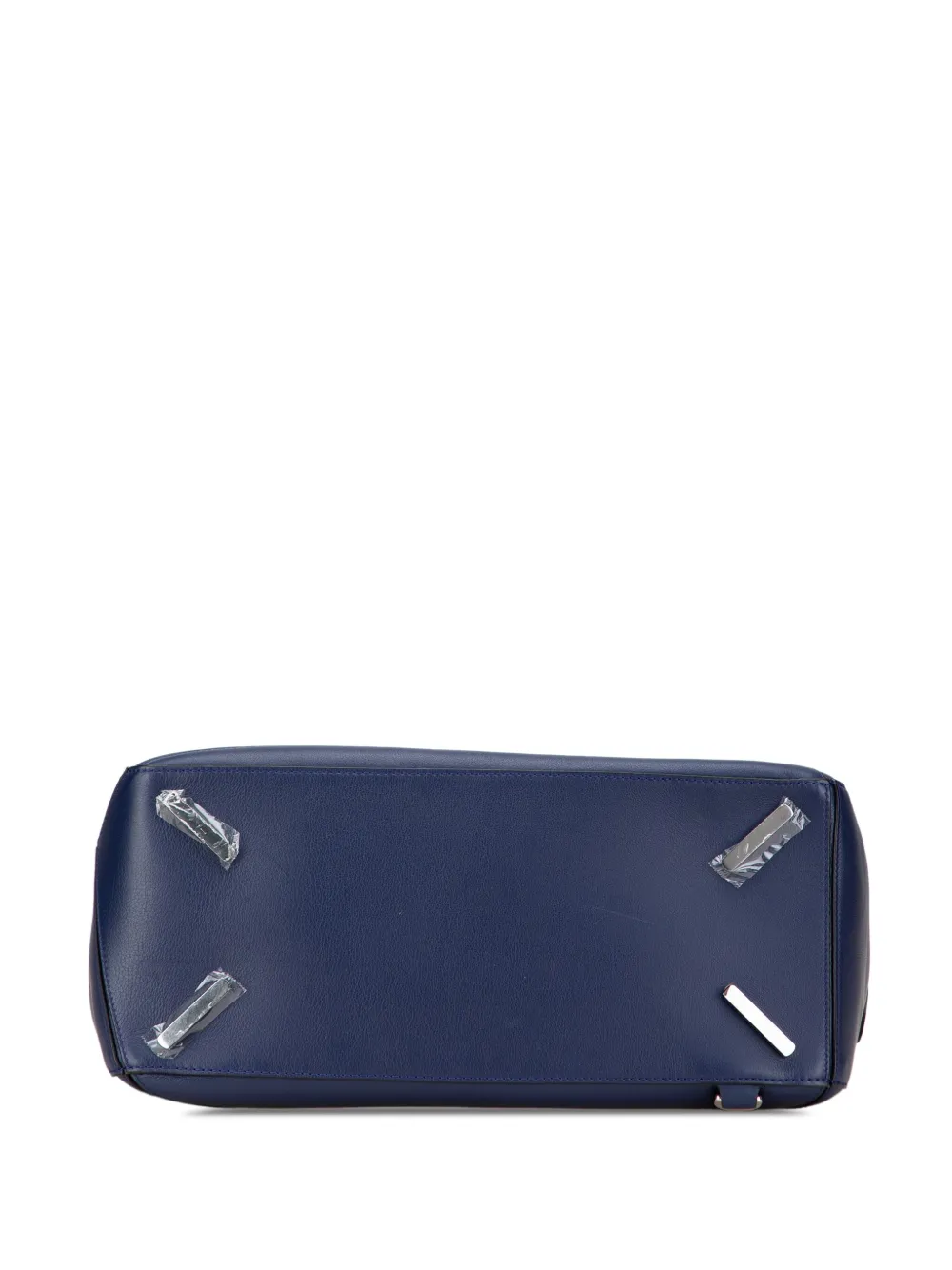 Pre-owned Loewe 2018 Large Calfskin Puzzle Satchel In Blue