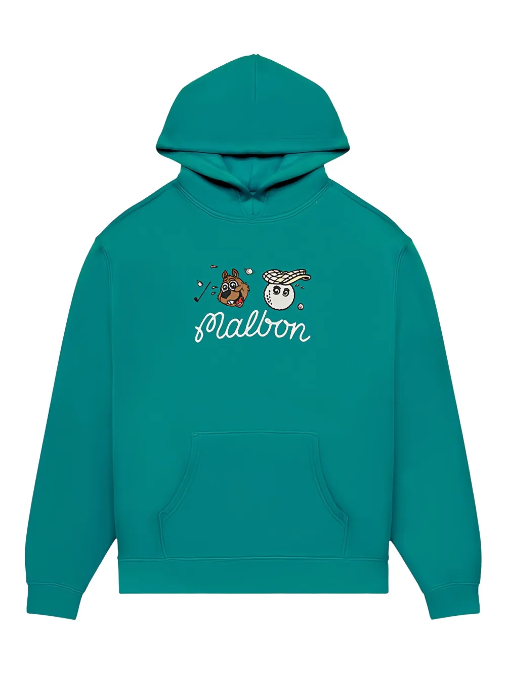 Malbon Golf Two Man Scramble hoodie | Green | Image 1