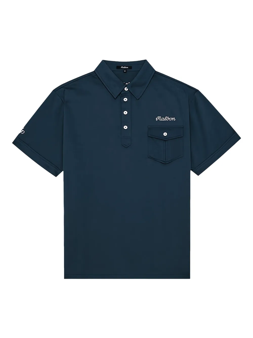 Malbon Golf playera tipo polo en colaboración con Jesper Parnevik | azul | Image 1