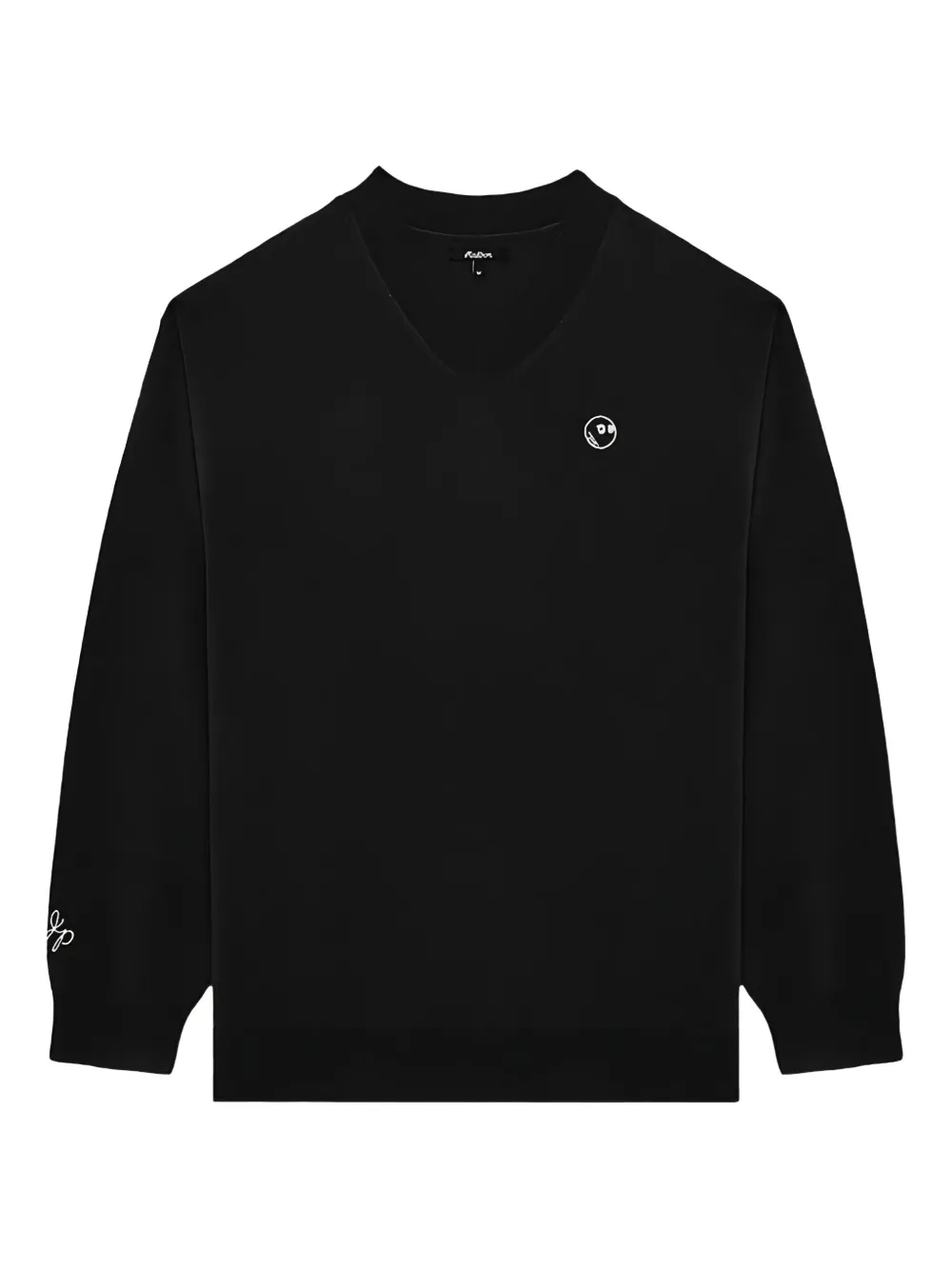 Malbon Golf x Jesper Parnevik V-neck sweater | Black | Image 1