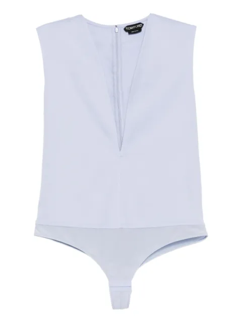 TOM FORD double face v-neck bodysuit