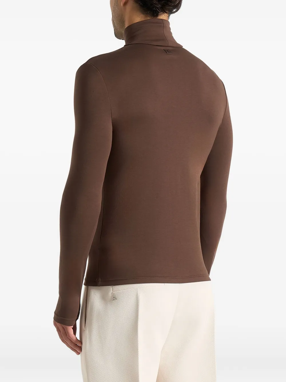 Manière De Voir Roll-neck Sweater In Brown