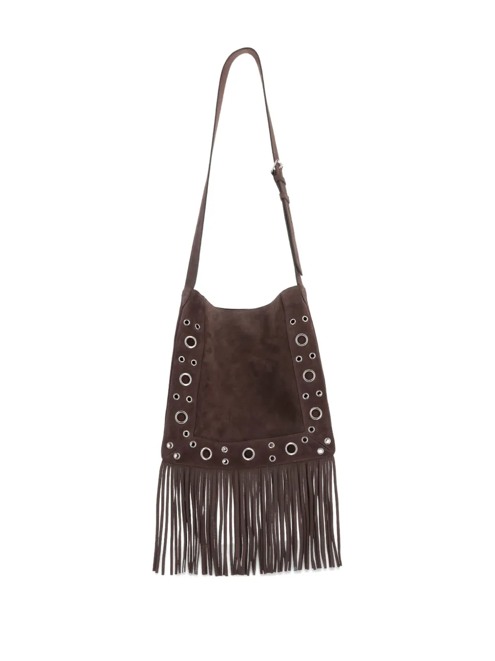 Valentino Garavani Schoudertas met ringlets - Bruin