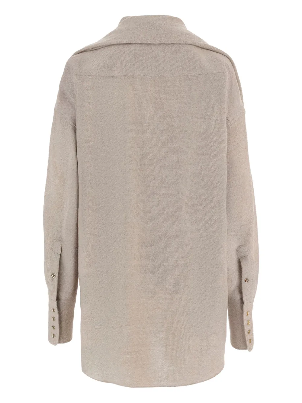 DARKPARK Wollen blouse - Grijs