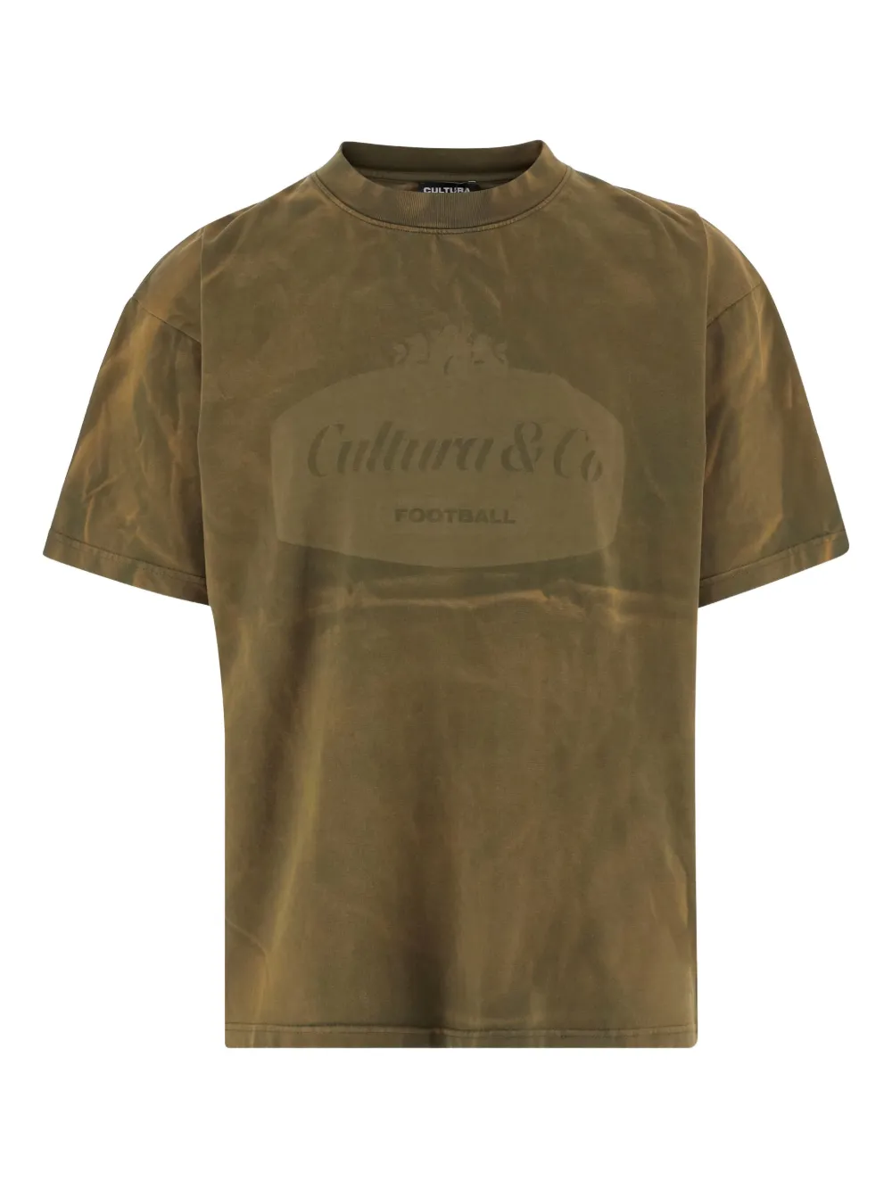 CULTURA logo-print T-shirt | Green | Image 1