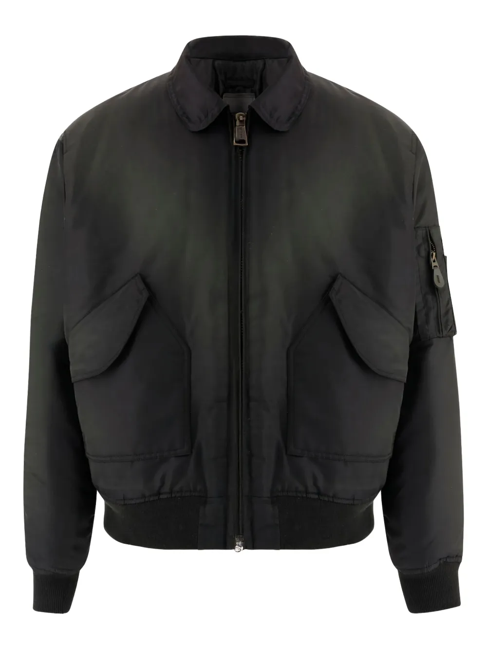 CULTURA zip-up bomber jacket | Black | Image 1
