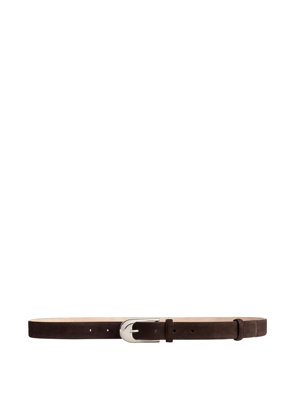 Khaite Leather Belt In Brown
