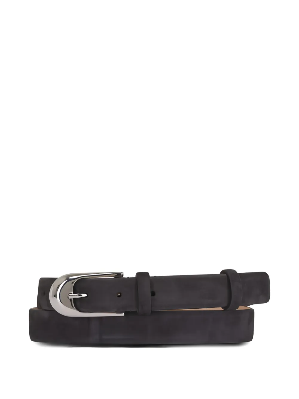 KHAITE leather belt - Marrone