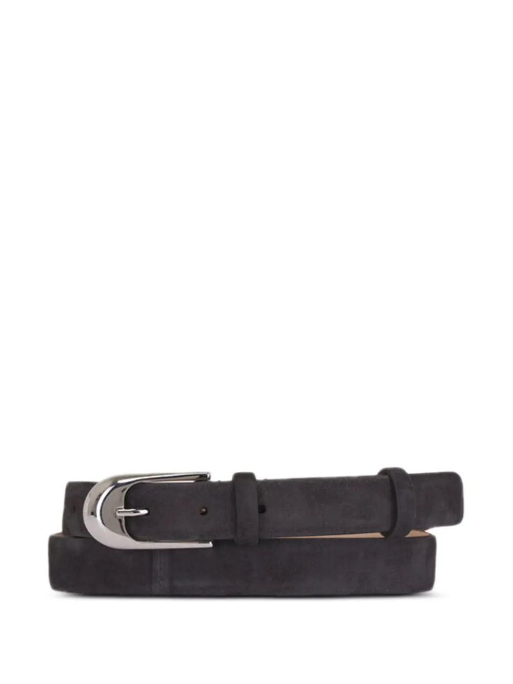 KHAITE leather belt - Marrone