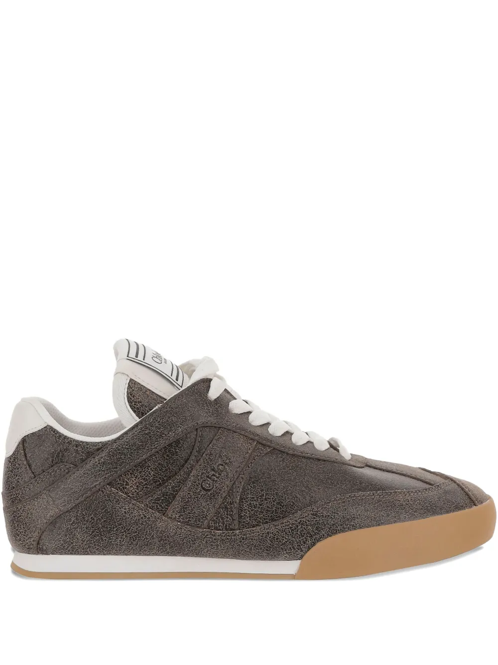 Chloé panelled sneakers Brown