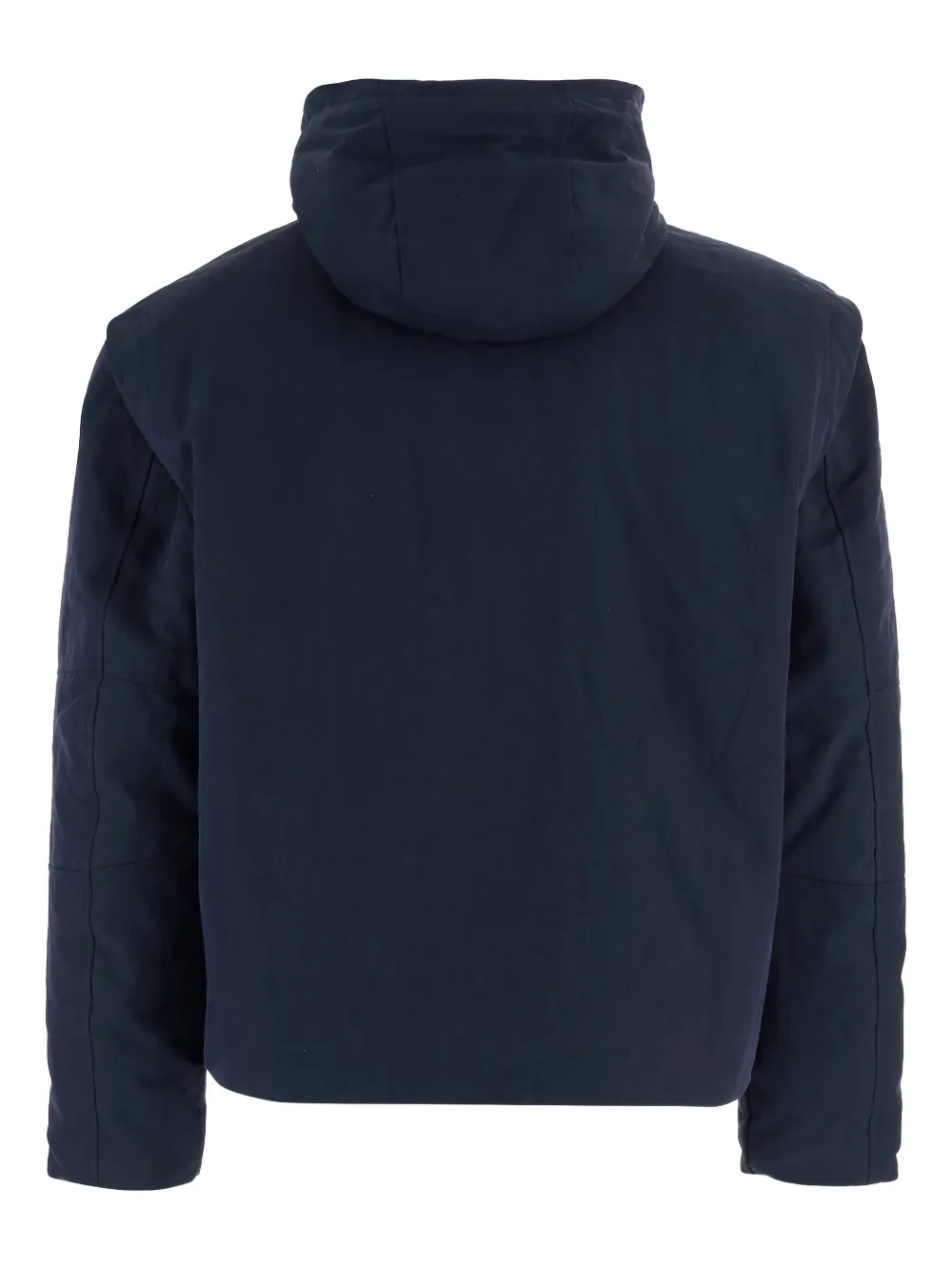 K-way Cotton Blend Jacket With Multiple Pockets In Blue