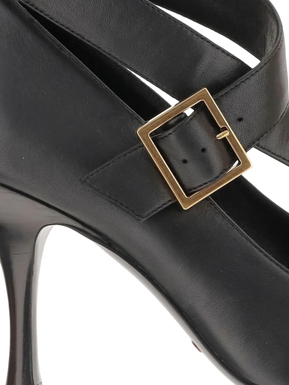 KHAITE Pumps met leren hak Zwart