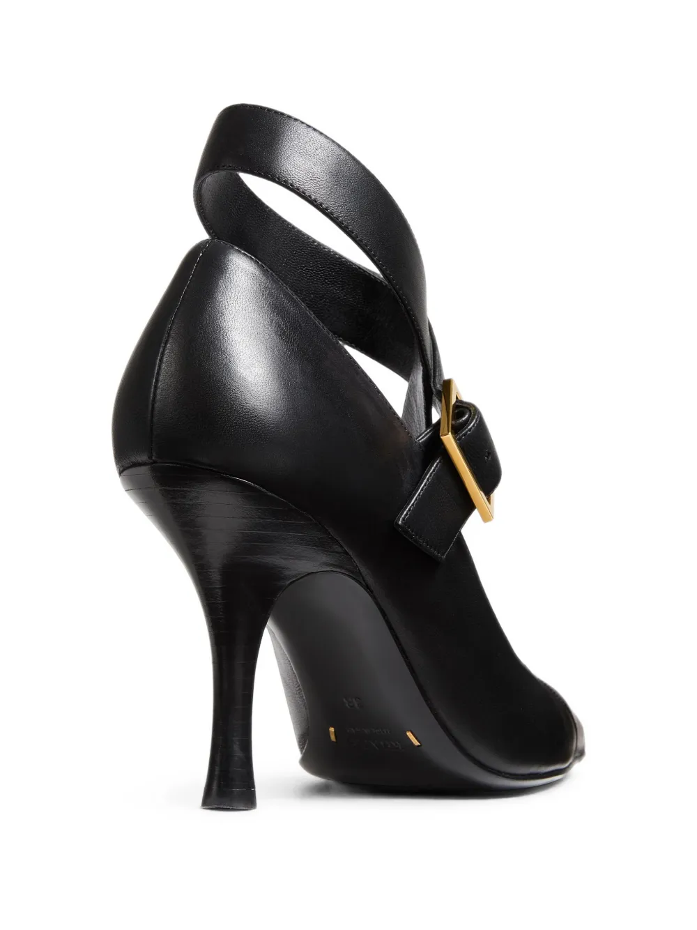 KHAITE Pumps met leren hak Zwart