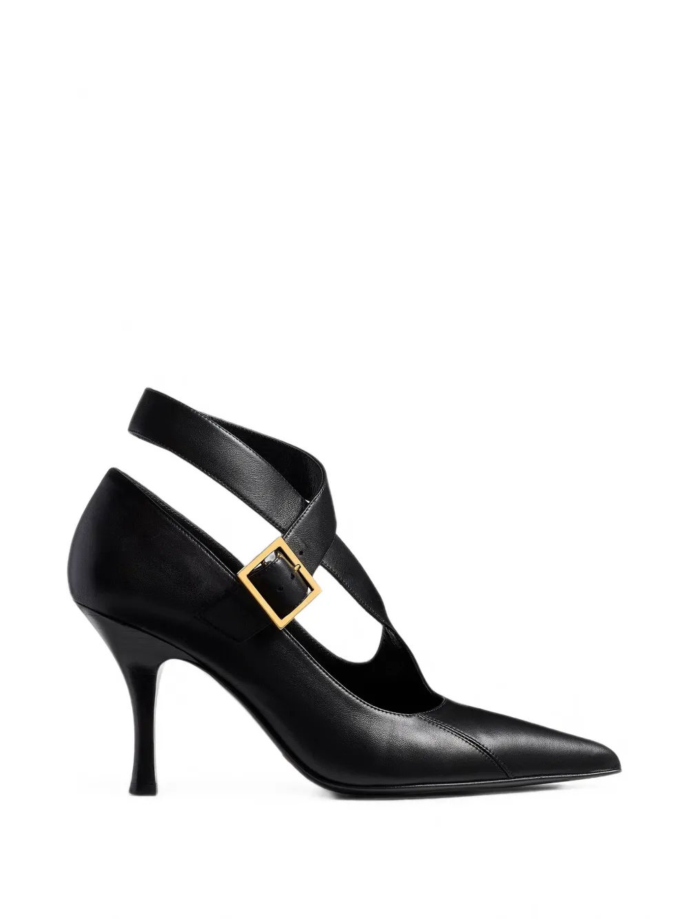 KHAITE Pumps met leren hak Zwart