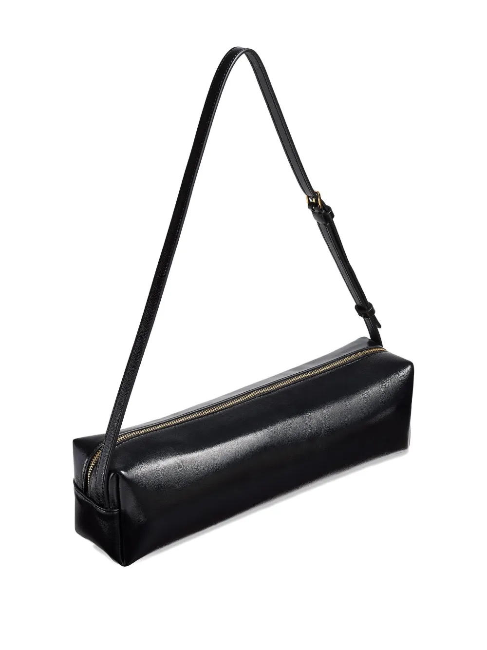 Khaite Kye Leather Pencil Case In Black
