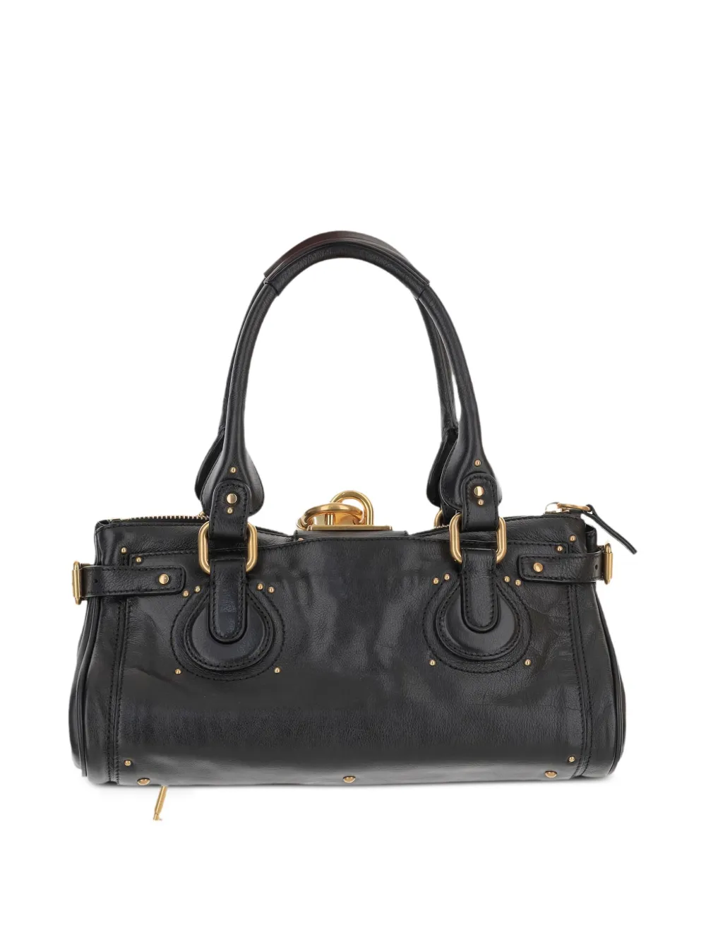 クロエ　パディントン　ChloéPADDINGTON Chloé Paddington Leather Bag | Black | FARFETCH