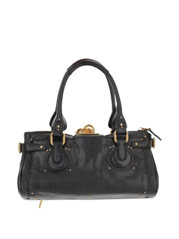 Chloé Paddington Bags black クロエ パディントン Chloè Paddington black bag with strass – RARE ID