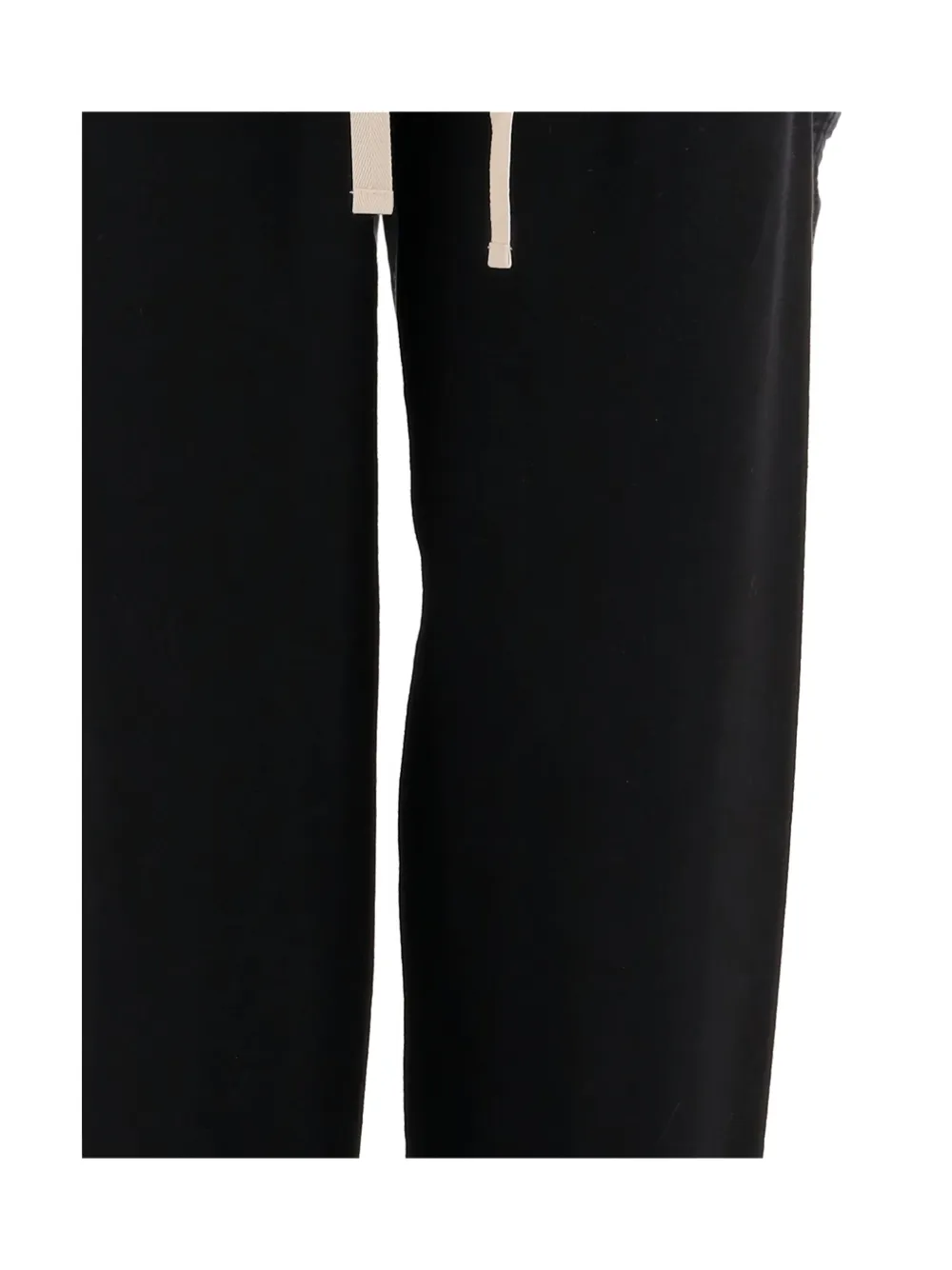 Jil Sander Drawstring Cuffed-hem Track Pants In Black