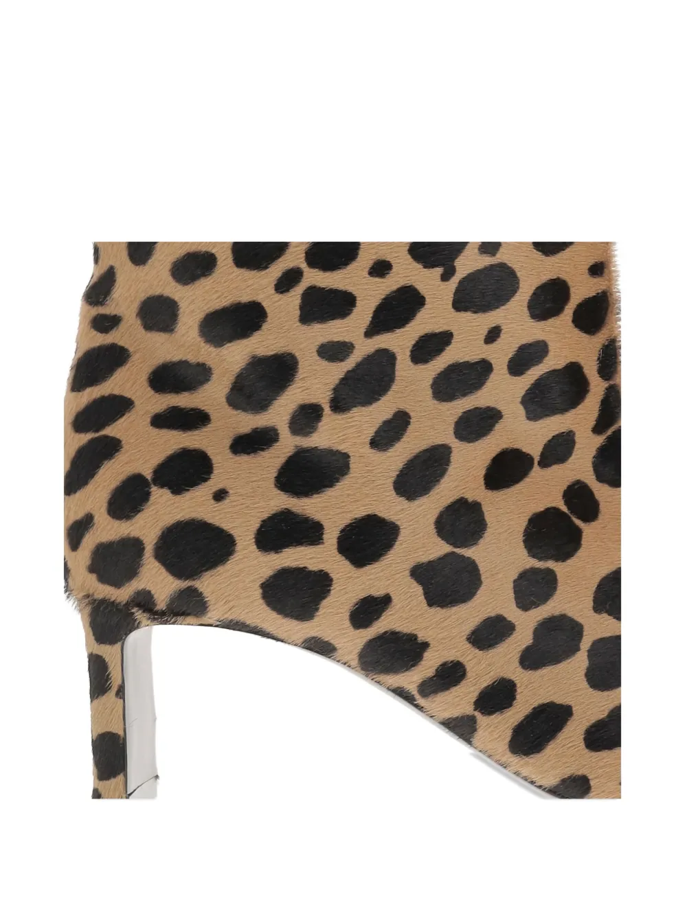 Khaite 55mm Leopard-print Ankle Boots In Animal Print