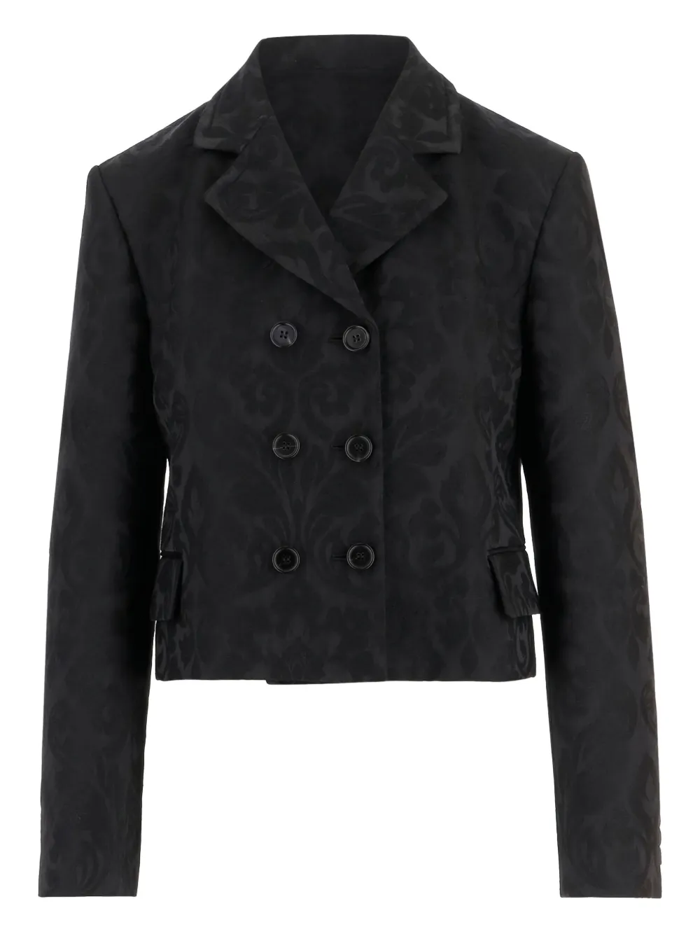 Chloé Single-breasted Jacket In Wool Blend In Black