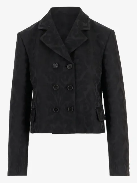Chloé damask double-breasted jacket