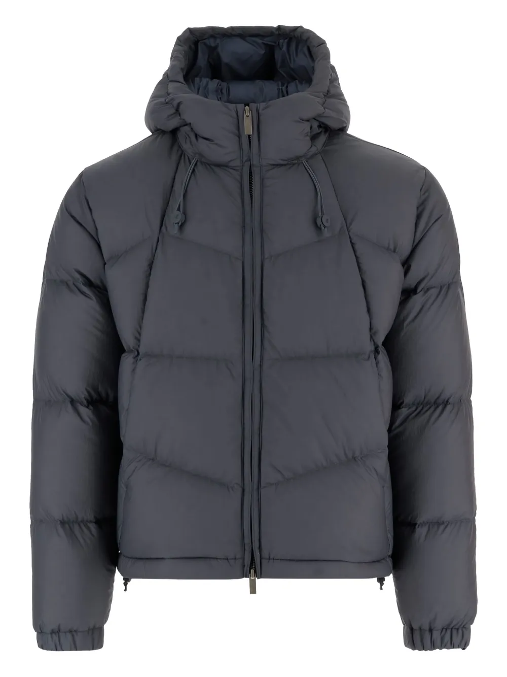 K-way Zip-up Hooded Jacket In Blue