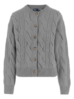 Pringle Of Scotland round-neck Cashmere Cardigan | Grey | FARFETCH