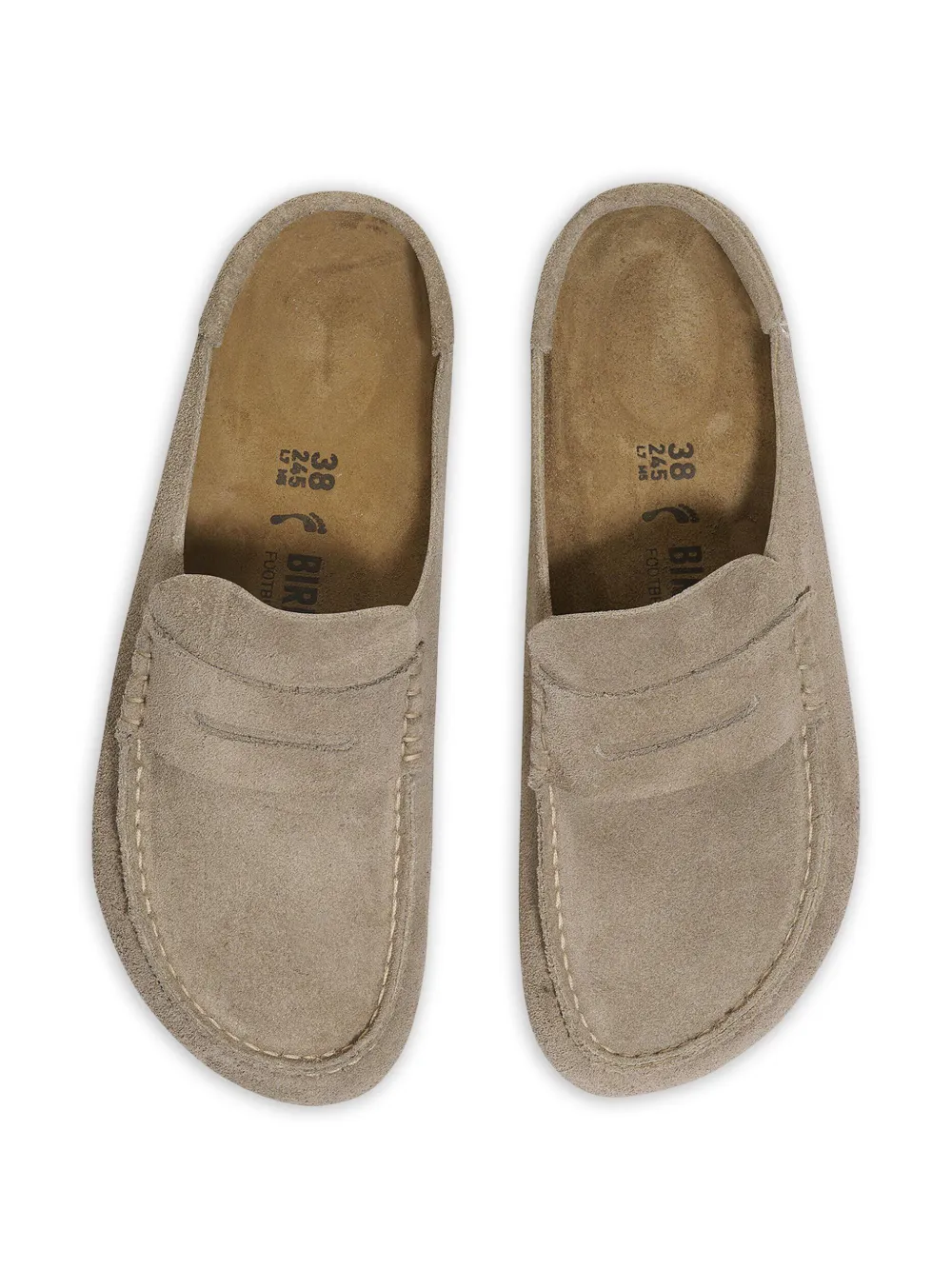 Birkenstock leather mules Neutrals