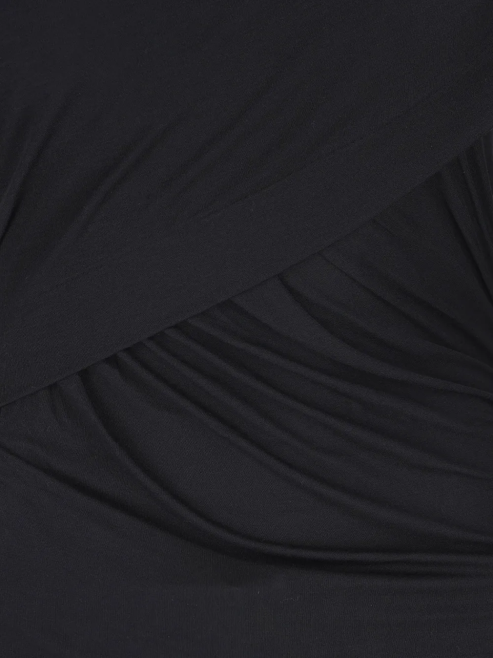 Isabel Marant Black Denise Draped Mini Dress In Black