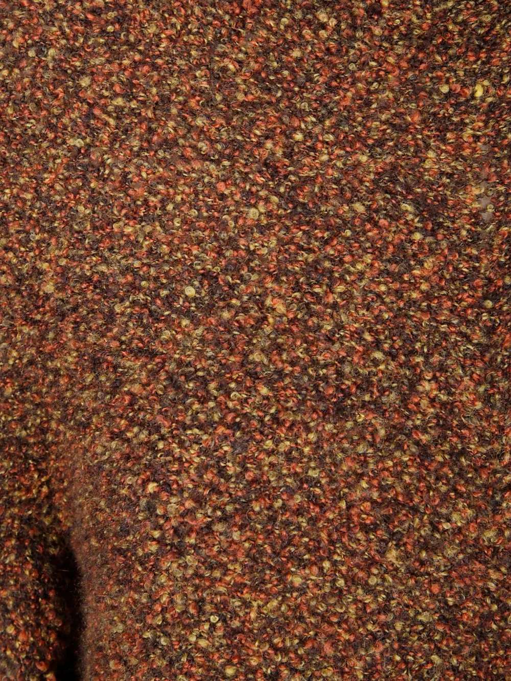 Boboutic Textured Cashmere-silk Blend Sweater In Brown