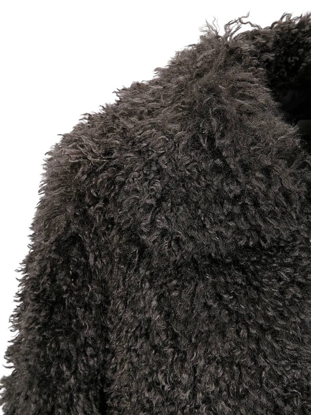 Stand Studio Zaylee Faux Fur Jacket In Black