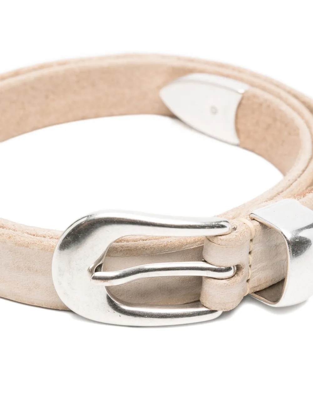 OUR LEGACY metal-buckle belt - Beige