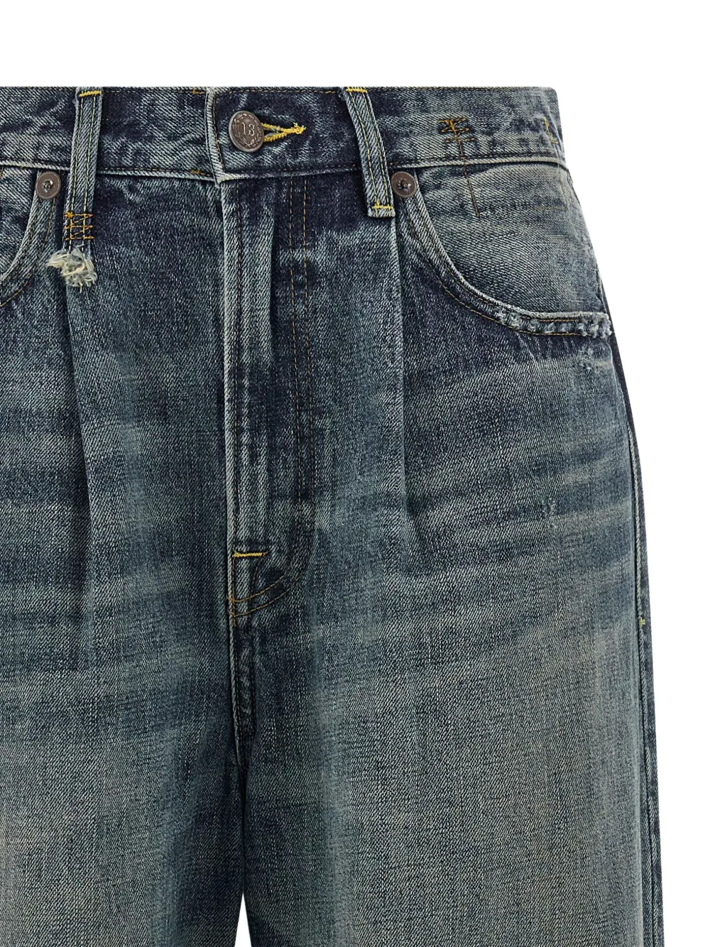 R13 Katoenen jeans Blauw