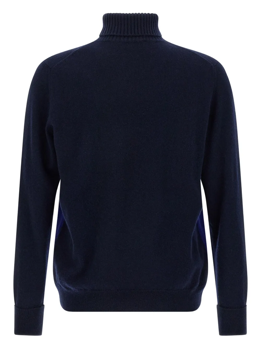 Ballantyne argyle-pattern turtleneck sweater - Blauw