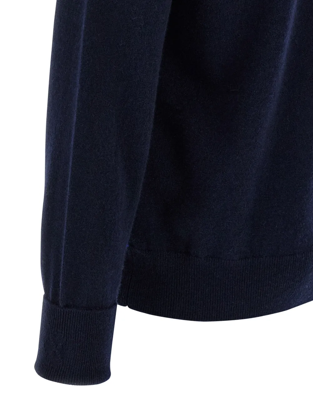 Ballantyne Argyle-pattern Turtleneck Sweater In Blue