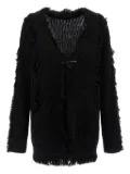 R13 brooch-detail cardigan - Black
