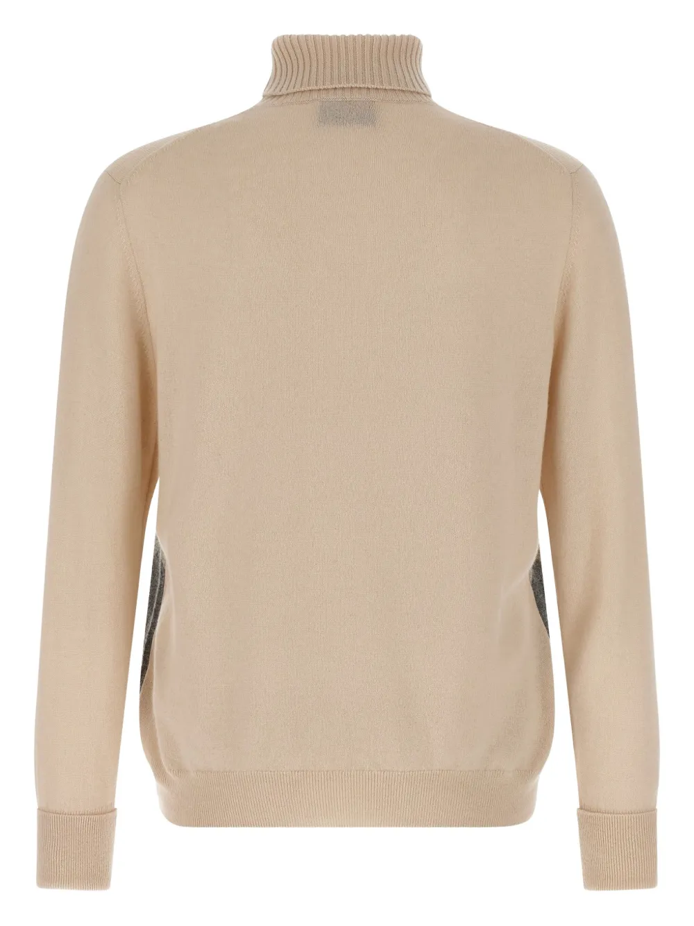 Ballantyne argyle-pattern turtleneck sweater - Beige