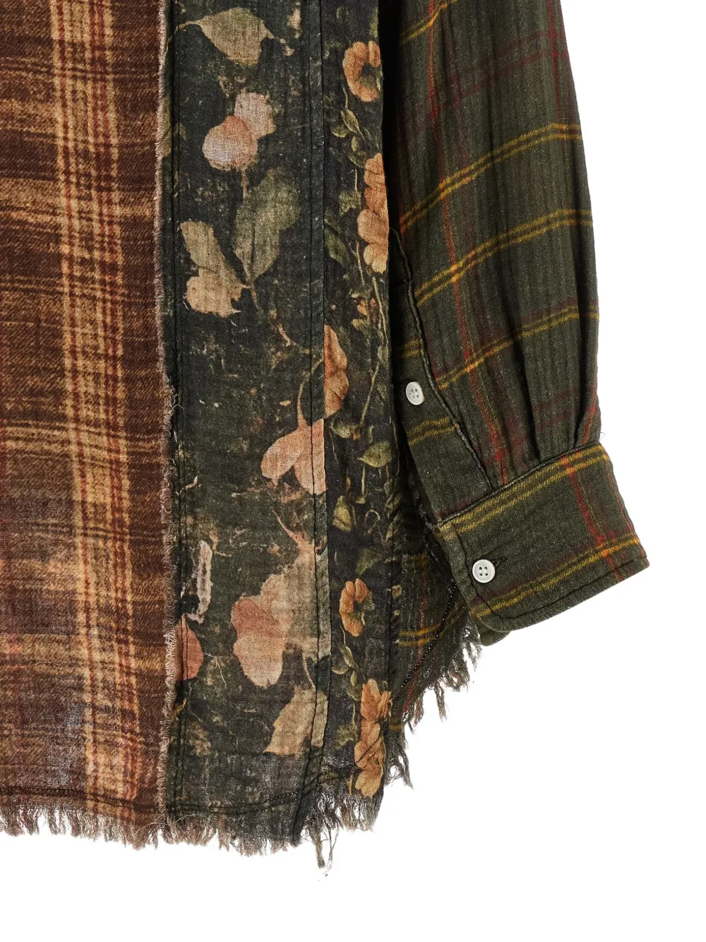 R13 Cropped blouse met franje Bruin