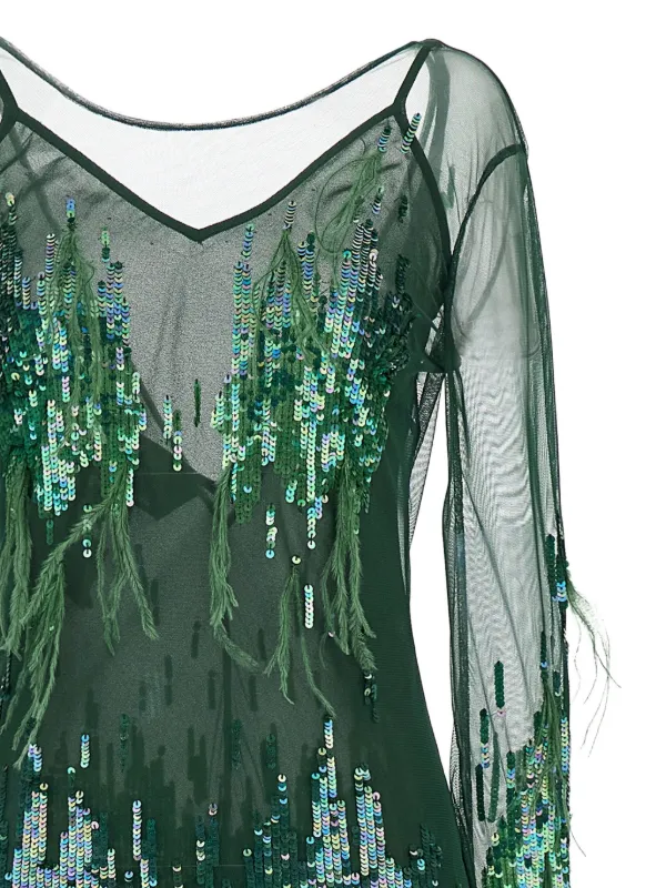 PINKO Pacman Maxi Dress | Green | FARFETCH