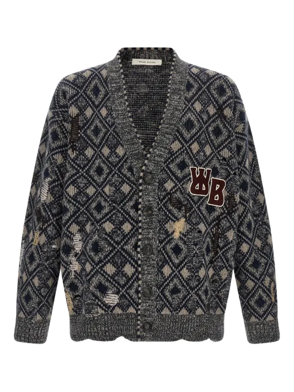 Wales Bonner Sibling カーディガン | グレー | FARFETCH JP