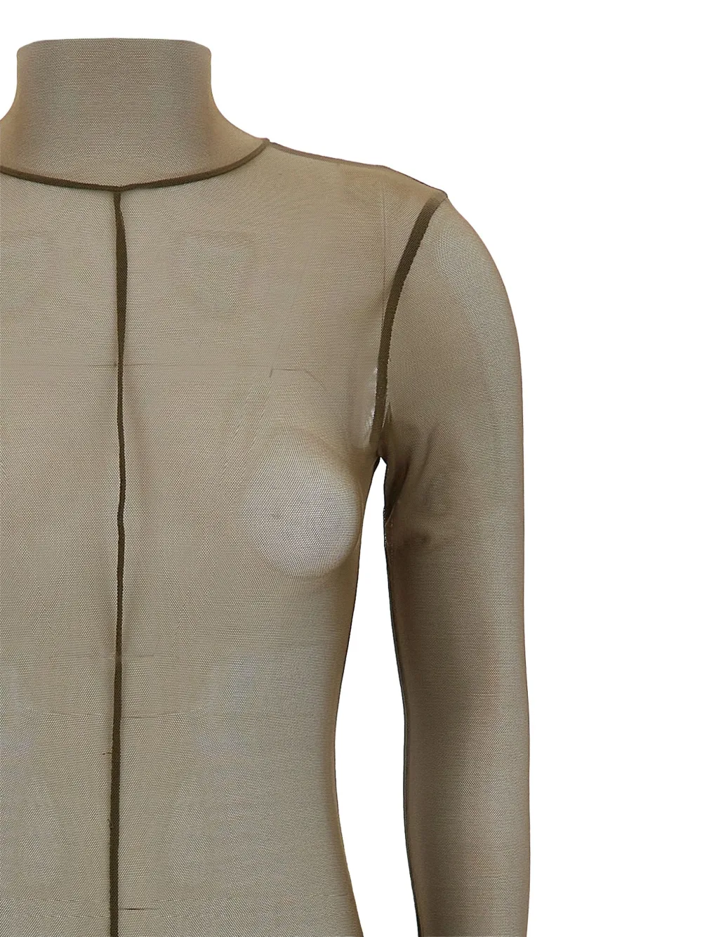 Norma Kamali Turtle Jumpsuit In Neutral