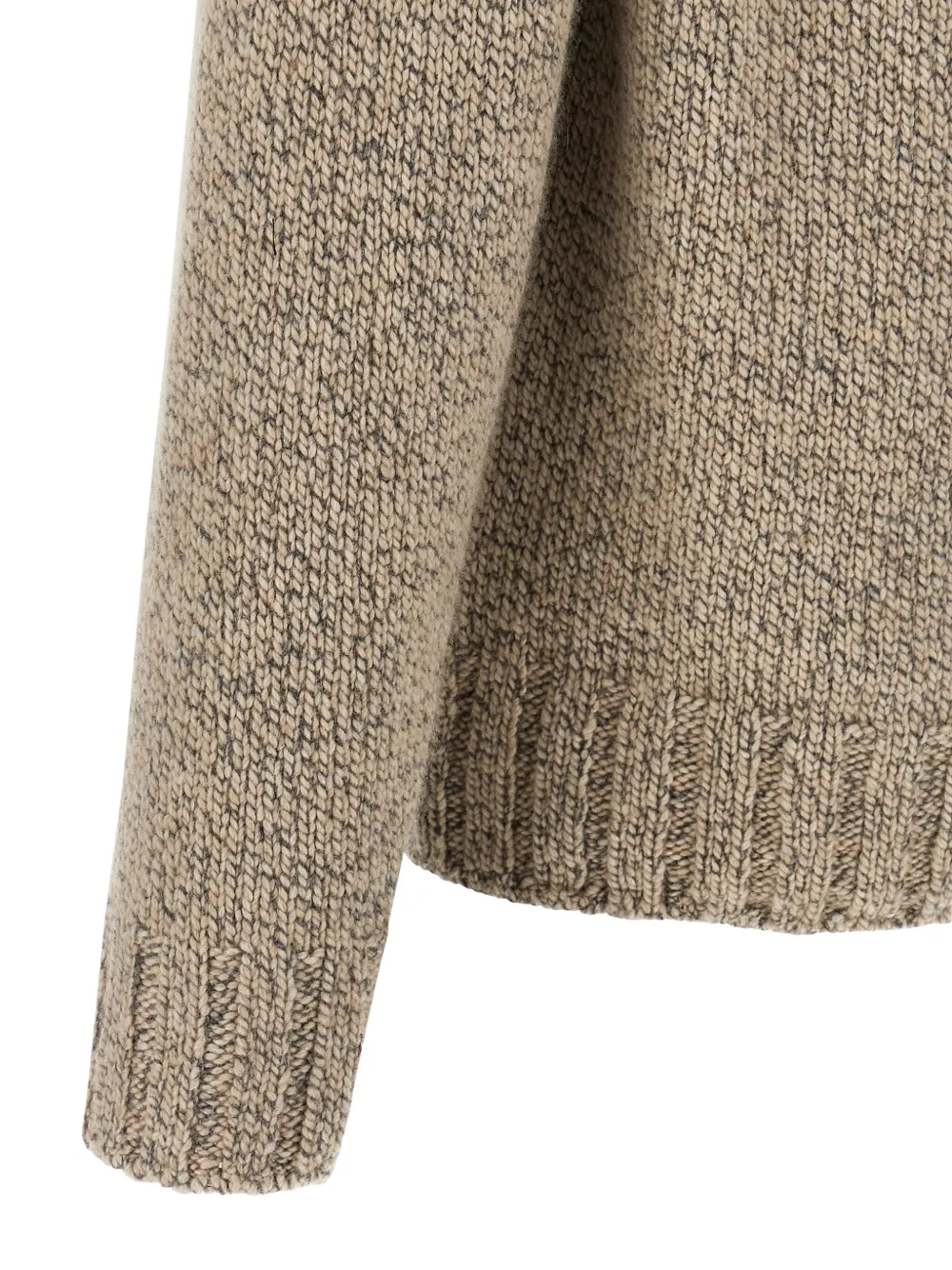 Zegna Cashmere Sweater Sweaters And Cardigans Beige In Neutral