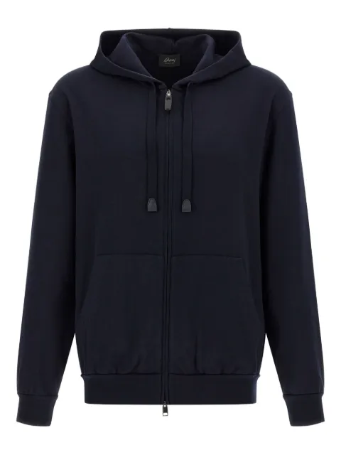 Brioni zip-fastening hoodie